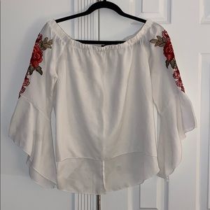 Embroidered top